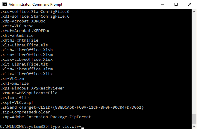 صورة لـ كيفية تغيير وإعادة تعيين واستبدال اقترانات الملفات في نظام التشغيل Windows 10 | change-reset-replace-file-associations-windows-10-ftype-cmd-DzTechs