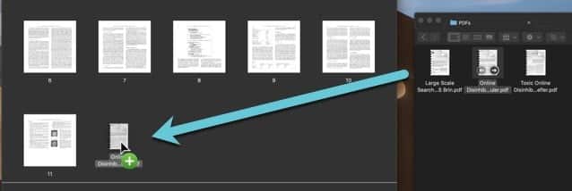 صورة لـ كيفية الجمع بين اثنين من المُستندات الممسوحة ضوئيًا في macOS | combine-two-scanned-documents-macos-drag-to-contact-sheet-DzTechs