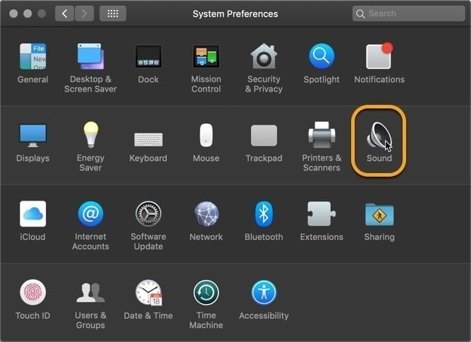 صورة لـ كيفية إعداد ميكروفون خارجي على جهاز Mac الخاص بك | connect-mic-to-mac-sounds-preference-pane-1-DzTechs