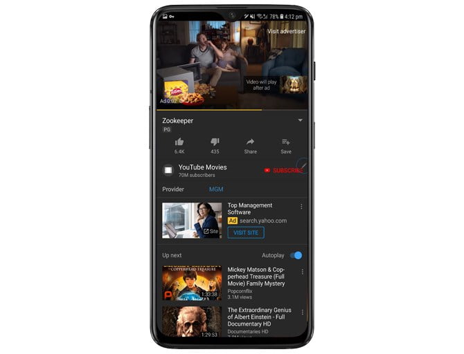 صورة لـ يمكنك الآن مشاهدة الأفلام المدعومة من الإعلانات على YouTube مجانًا | featu-DzTechs