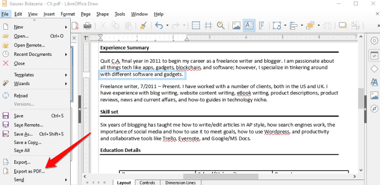 صورة لـ تحرير ملفات PDF مجانا بدون علامات مائية لجميع المنصات | free-PDF-editor-without-watermark-13-DzTechs