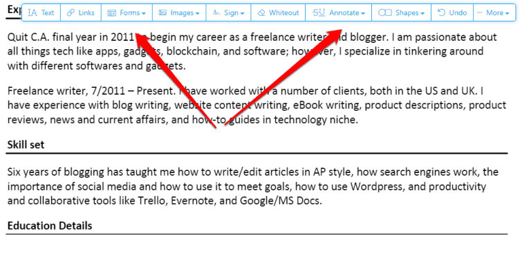 صورة لـ تحرير ملفات PDF مجانا بدون علامات مائية لجميع المنصات | free-PDF-editor-without-watermark-9-DzTechs