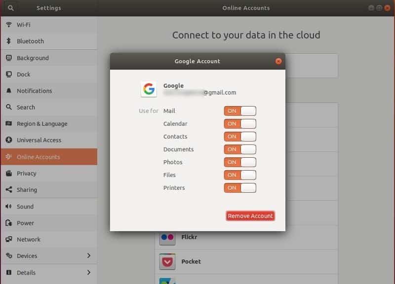 صورة لـ كيفية تركيب وتحميل Google Drive في نظام Ubuntu | gnome-google-allow-files-DzTechs