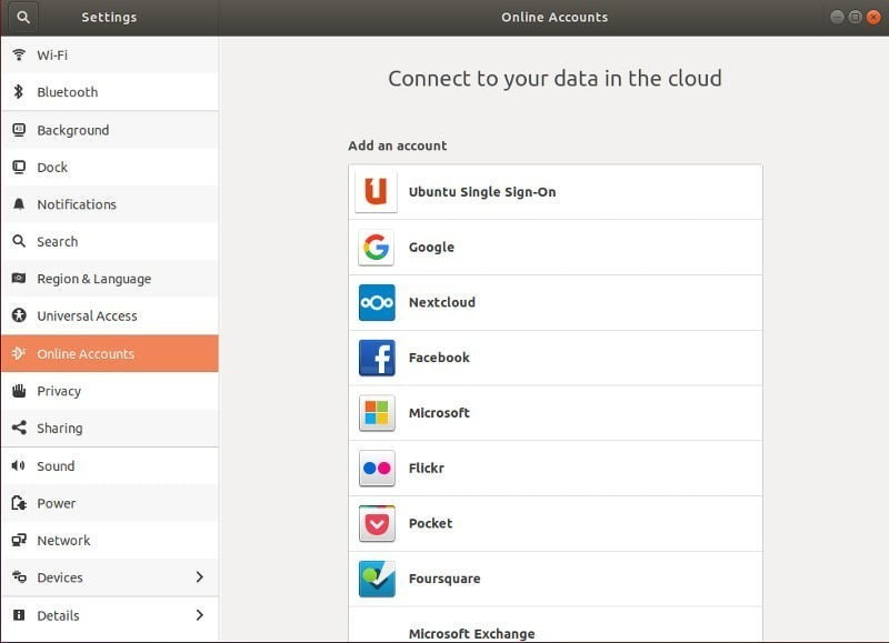 صورة لـ كيفية تركيب وتحميل Google Drive في نظام Ubuntu | gnome-online-accounts-DzTechs