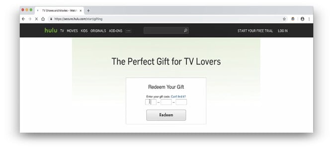 صورة لـ كيفية مشاهدة Hulu من خارج الولايات المتحدة بسهولة | hulu-redeem-DzTechs