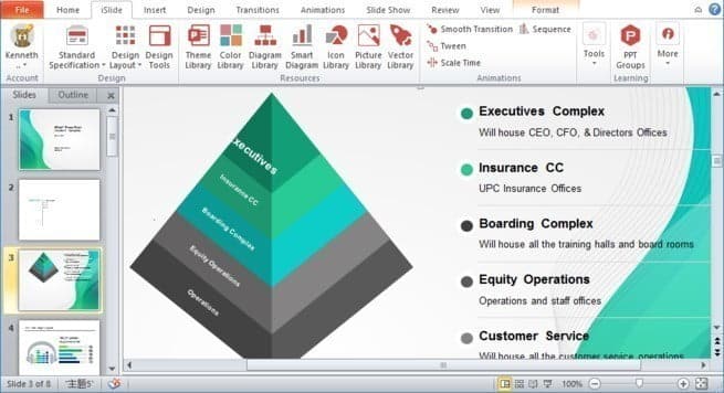 صورة لـ قم بتجهيز عرض PowerPoint التقديمي الخاص بك باستخدام iSlide | islide-presentation-DzTechs