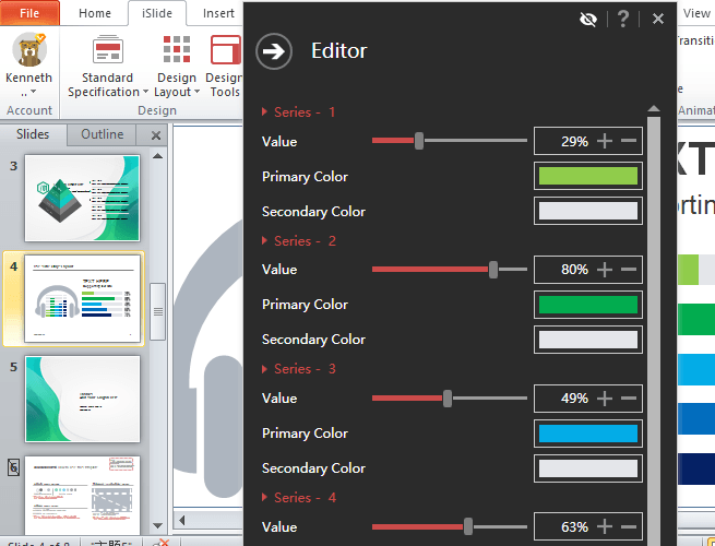 صورة لـ قم بتجهيز عرض PowerPoint التقديمي الخاص بك باستخدام iSlide | islide-smart-diagram-editor-DzTechs
