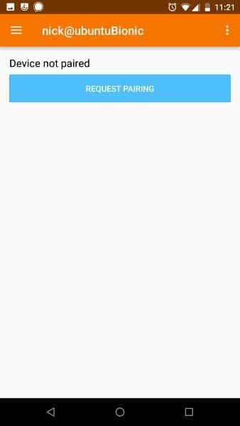 صورة لـ كيفية التحكم عن بعد بجهاز Ubuntu من هاتف Android | kde-connect-android-request-DzTechs