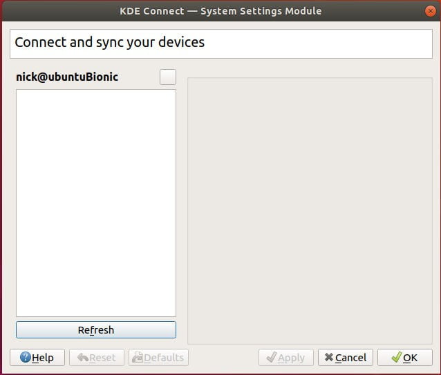 صورة لـ كيفية التحكم عن بعد بجهاز Ubuntu من هاتف Android | kde-connect-settings-DzTechs