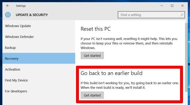 صورة لـ أحدث مشاكل تحديث Windows 10 وكيفية تجنبها | latest-windows-10-update-problems-go-back-to-earlier-build-DzTechs