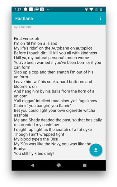 صورة لـ أفضل تطبيقات كلمات الأغاني للـ Android (لسنة 2023) | lyrics-library-DzTechs