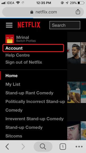 صورة لـ إصلاح خطأ Netflix: لقد قمت بالتحميل على العديد من الأجهزة | netflix-account-ios-DzTechs