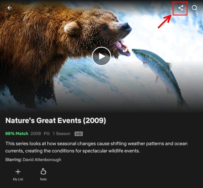 صورة لـ نصائح مفيدة لـ Netflix لتحسين المشاهدة من خلال بعض الإصلاحات السهلة | netflix-share-icon-DzTechs