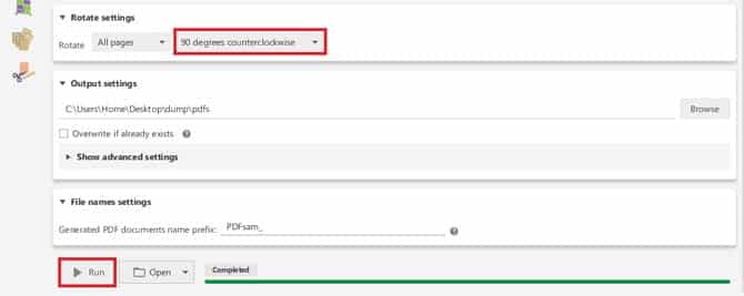 صورة لـ كيفية تدوير ملفات PDF وحفظ التغييرات مجانًا | pdfsam3-1-DzTechs