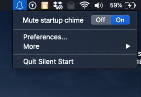 صورة لـ كيفية تعطيل الصوت الخاص ببدء تشغيل نظام Mac | silent-startup-menubar-DzTechs