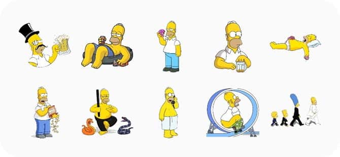 صورة لـ أفضل تطبيقات الملصقات للـ WhatsApp (2023) | simpsons-DzTechs