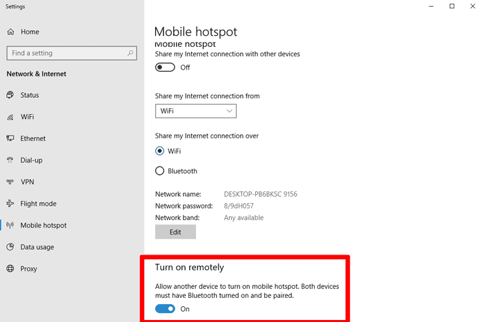 صورة لـ كيفية تحويل Windows 10 إلى نقطة اتصال محمولة للـ Wi-Fi | turn-windows-10-mobile-hotspot-turn-on-remotely-DzTechs