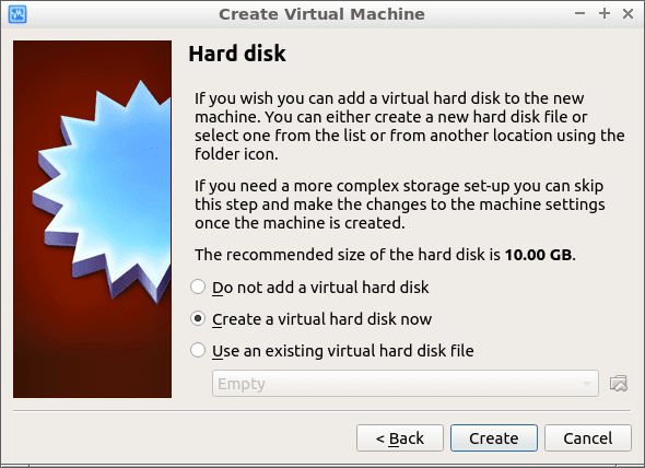 صورة لـ كيفية تثبيت وتشغيل VirtualBox على نظام Ubuntu | virtualbox-ubuntu-new-machine-create-disk-DzTechs