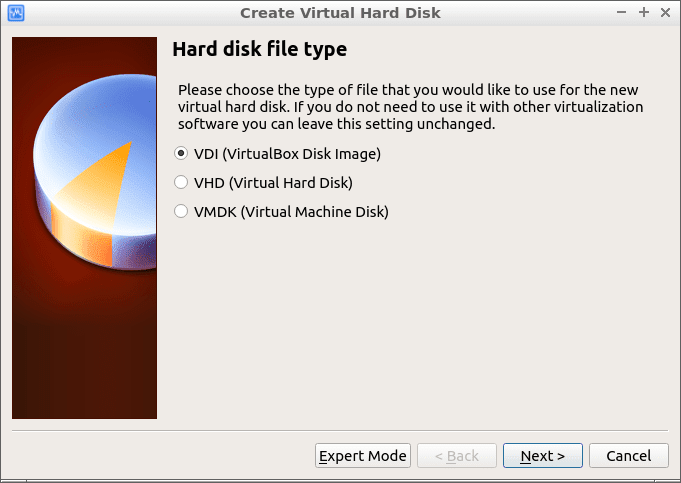 صورة لـ كيفية تثبيت وتشغيل VirtualBox على نظام Ubuntu | virtualbox-ubuntu-new-machine-hard-disk-file-type-DzTechs