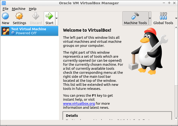 صورة لـ كيفية تثبيت وتشغيل VirtualBox على نظام Ubuntu | virtualbox-ubuntu-start-virtual-machine-DzTechs