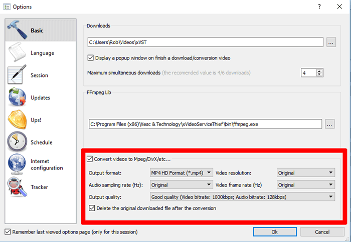 صورة لـ كيفية تحميل الفيديوهات بسهولة من الويب باستخدام xVideoServiceThief | what-is-xvideoservicethief-how-to-use-change-default-conversion-DzTechs