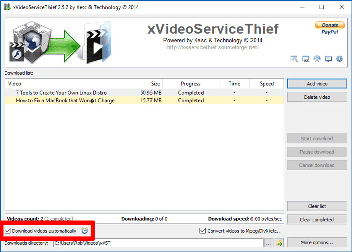 صورة لـ كيفية تحميل الفيديوهات بسهولة من الويب باستخدام xVideoServiceThief | what-is-xvideoservicethief-how-to-use-schedule-downloads-21-DzTechs