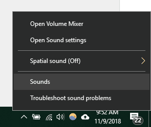صورة لـ كيفية إعداد ميكروفون خارجي في نظام التشغيل Windows وجعله الافتراضي | windows-microphone-volume-icon-DzTechs