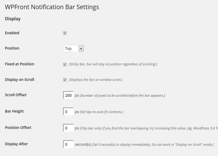 صورة لـ أفضل إضافات التنبيهات والإشعارات في WordPress | wp-notification-06-wpfront-notification-bars-DzTechs