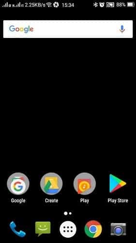 صورة لـ كيفية تمكين الوضع المظلم على أي هاتف Android | Android-Lollipop-Dark-Theme-Homescreen-DzTechs