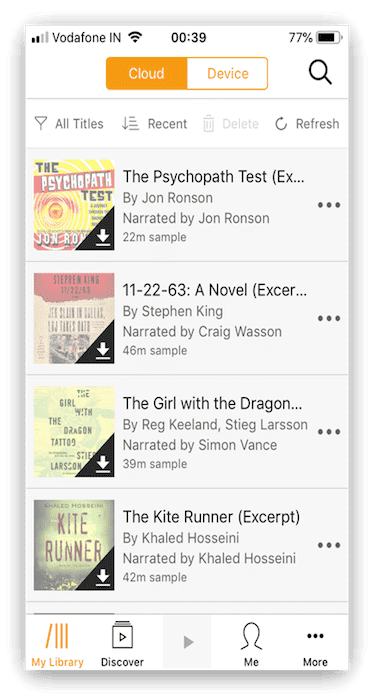 صورة لـ أفضل تطبيقات Audiobook لمُستخدمي الـ iPhone (مجانية ومدفوعة) | Audiobook-Apps-for-iPhone-Users-1-1-DzTechs