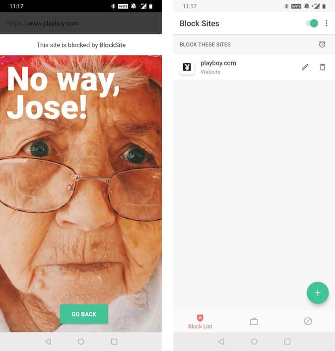 صورة لـ أفضل الوسائل لمنع المواقع غير اللائقة والإباحية على نظام Android | Blocksite-min