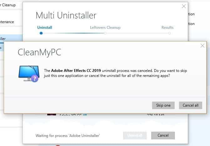 صورة لـ كيفية إلغاء تثبيت منتجات Adobe Creative Cloud من كمبيوتر بنظام Windows 10 | CleanMyPC-Adobe-Applications-Remove-Trying-DzTechs