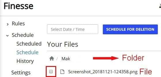 صورة لـ كيفية حذف ملفات Dropbox الخاصة بك في وقت مجدول | Delete-Specific-DzTechs