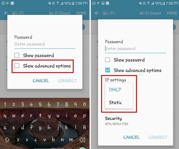 صورة لـ كيفية إصلاح خطأ الحصول على عنوان IP على جهاز Android | IP-Advanced-DzTechs
