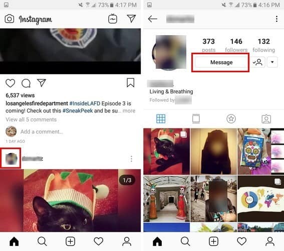 صورة لـ كيفية إرسال رسالة صوتية في Instagram | Message-Send-DzTechs