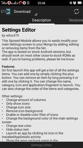 صورة لـ كيفية تمكين الوضع المظلم على أي هاتف Android | Settings-Editor-Downloadable-from-Xpose-Installer-DzTechs