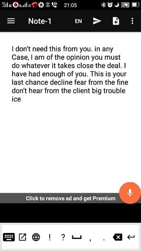 صورة لـ خمس طرق لتحويل الملفات الصوتية إلى نص بسهولة | Speechnotes-Android-App-Speech-to-Text-DzTechs