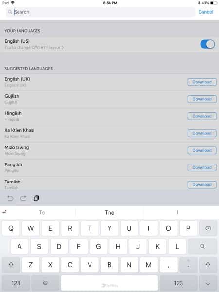 صورة لـ أفضل تطبيقات لوحة المفاتيح على الـ iPad للحصول على ميزات إضافية | Swiftkey-DzTechs