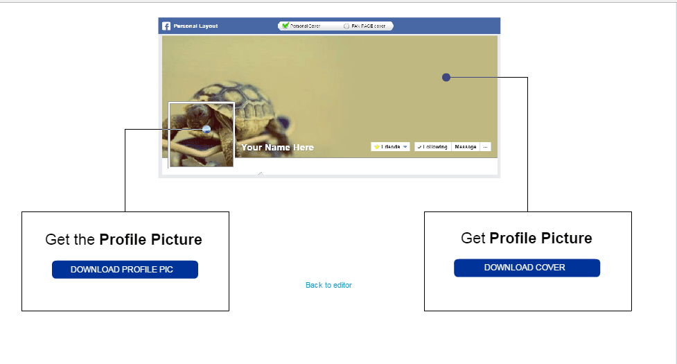 صورة لـ كيفية الجمع بين غلاف Facebook مع صورة الملف الشخصي | TCAB-6-DzTechs
