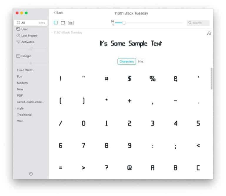 صورة لـ قائمة بأفضل تطبيقات إدارة الخطوط على الـ Mac | Typeface-Two-DzTechs