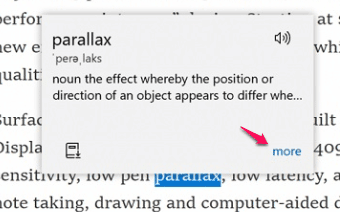 صورة لـ كيفية استخدام القاموس المدمج في Microsoft Edge | Windows10-edge-definitions-DzTechs