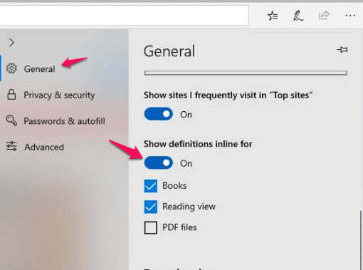 صورة لـ كيفية استخدام القاموس المدمج في Microsoft Edge | Windows10-edge-settings-DzTechs