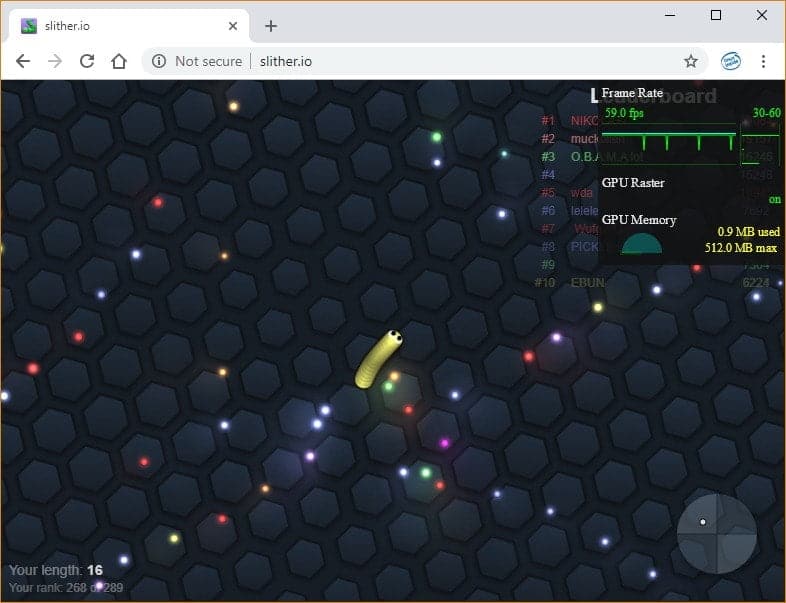 صورة لـ استخدام Chrome Command Line Switches بشكل مفيد وماذا تفعل بهم؟ | chrome-switches-show-fps-DzTechs