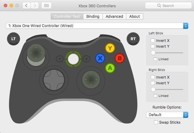 صورة لـ كيفية توصيل وحدة تحكم Xbox One إلى جهاز MacOS | connect-xbox-one-controller-to-mac-controller-connection-test-DzTechs