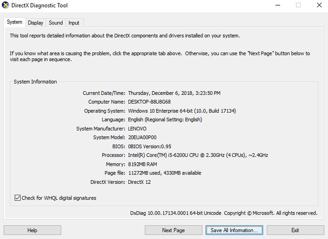 صورة لـ جهاز 4K Fire Fire Stick الجديد لا يدعم النسخ المتطابق: إليك كيفية إصلاحه | dxdiag2-DzTechs