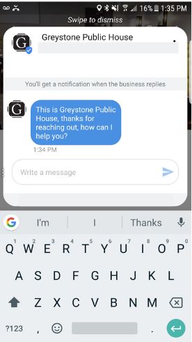 صورة لـ كيفية مُراسلة أصحاب الأنشطة التجارية من خلال Google Maps | maps-messaging-response-click-DzTechs