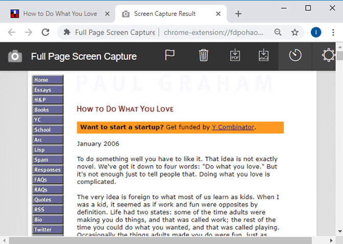 صورة لـ أفضل إضافات Chrome لإلتقاط لقطات الشاشة لكل حاجياتك | new-full-page2-DzTechs