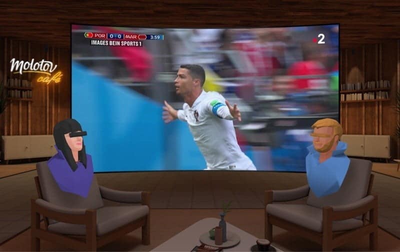 صورة لـ سيسمح Molotov للمشاهدين الفرنسيين بالانضمام إلى مقهى الواقع الافتراضي ومشاهدة التلفزيون مع الأصدقاء | news-molotov-pr-tv-sports-DzTechs
