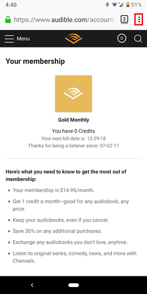 صورة لـ كيفية إلغاء الاشتراك في تطبيق Audible بسهولة | no-cancel-button-DzTechs
