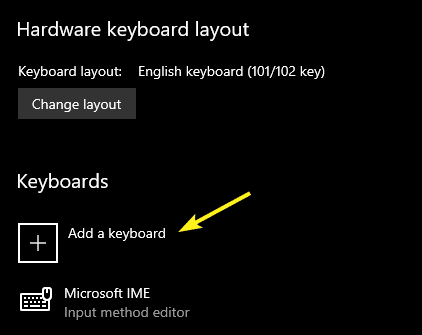 صورة لـ كيفية إضافة أو إزالة حزم اللغة لتغيير لغة العرض في Windows 10 | win10-language-packs-8-add-new-keyboard-layout-DzTechs